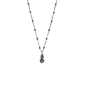 CHALCEDONY TOP SILVER NECKLACE - CO7865PCAD