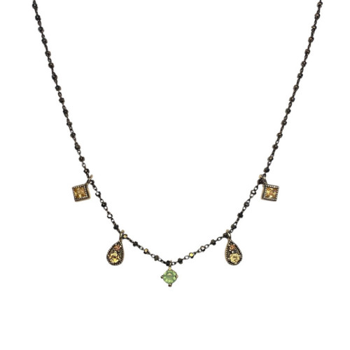 CHALCEDONY TOP SILVER NECKLACE - CO7601P5
