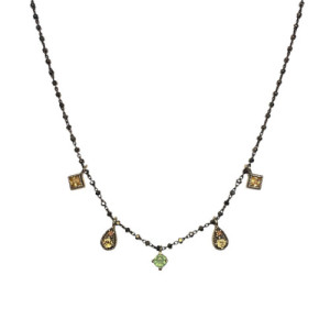 CHALCEDONY TOP SILVER NECKLACE - CO7601P5