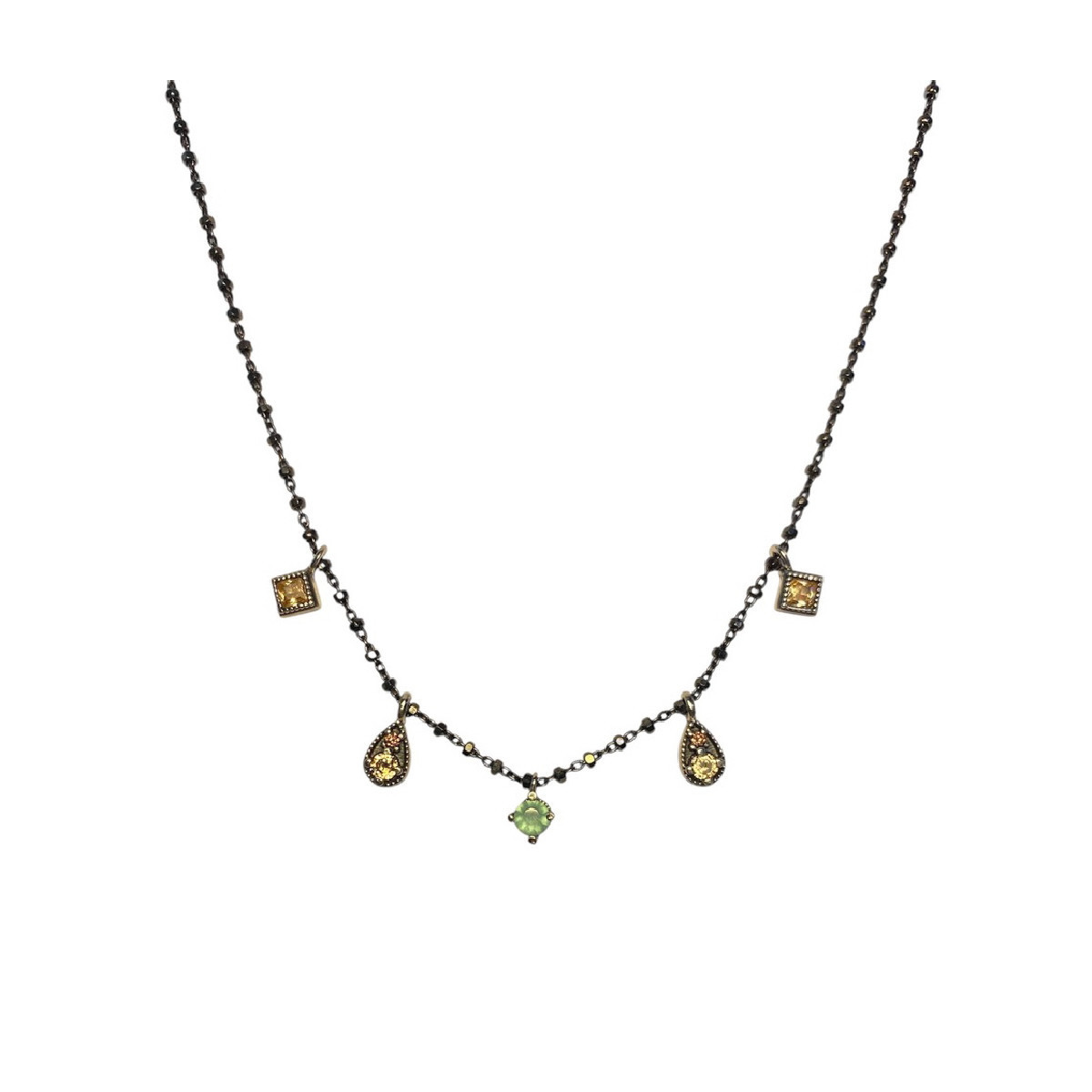 CHALCEDONY TOP SILVER NECKLACE - CO7601P5