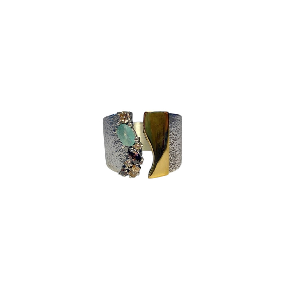 CHALCEDONY TOP SILVER RING - AN8106P