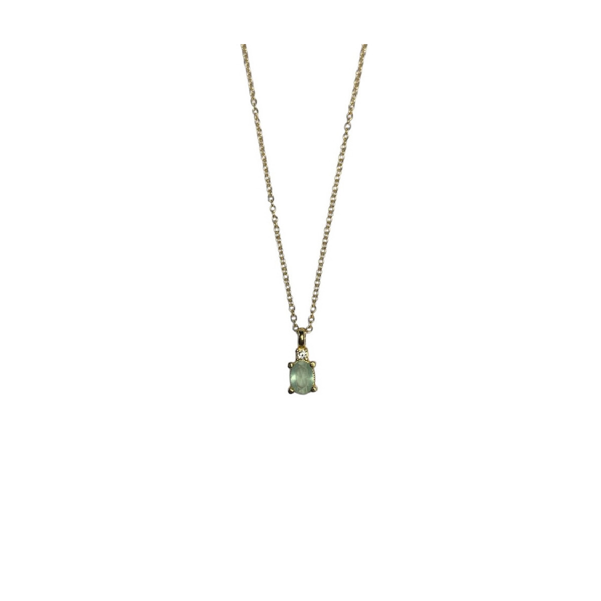 CHALCEDONY TOP SILVER NECKLACE - CO6952PXZCADC