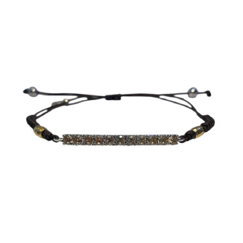 CHAMPAGNE TOP SILVER BRACELET - PU7852PCV