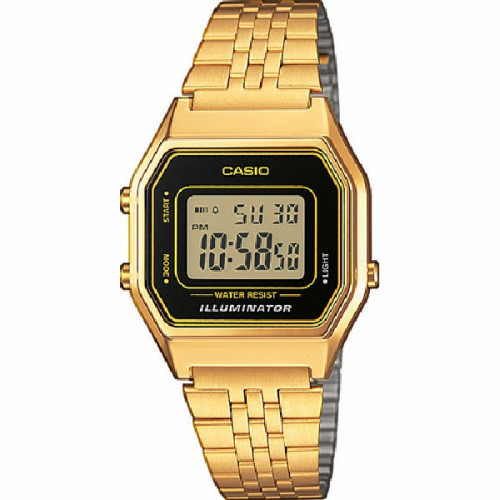 RELOJ CASIO RETRO GOLD DIGITAL MEDIANO - LA680WEGA-1ER