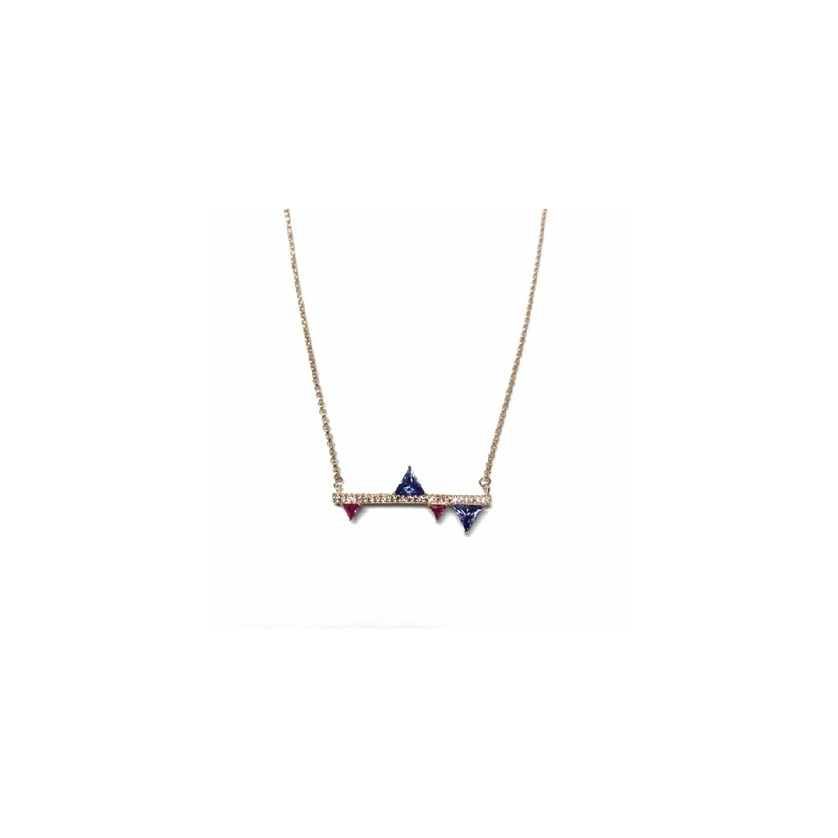 LINEARGENT NECKLACE - 16248-PE