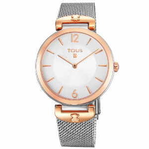 RELOJ TOUS S-MESH ACERO IP ROSADO - 700350285