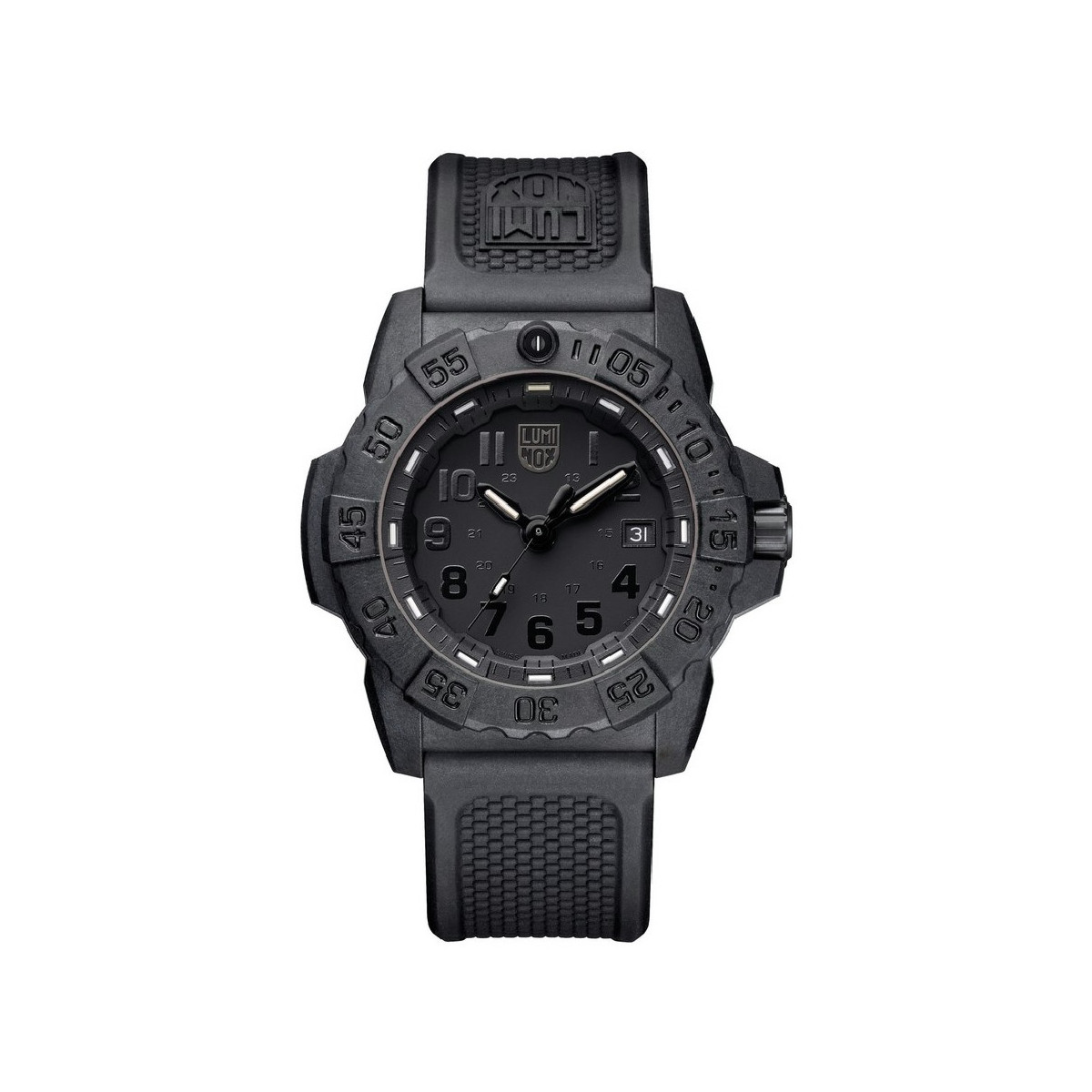 BLACK NAVY SEAL LUMINOX WATCH - 3501BO