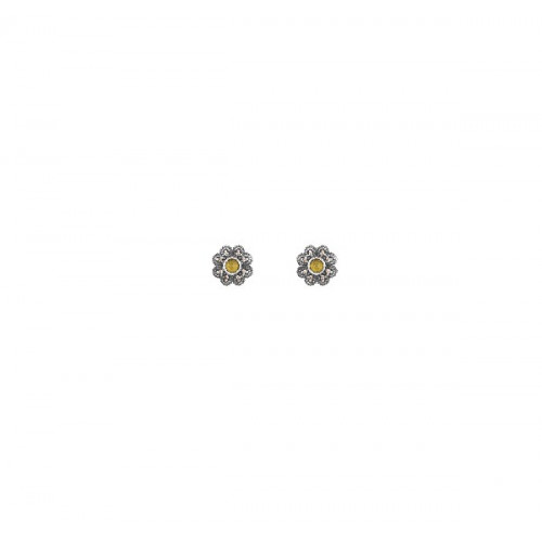 PENDIENTES SUNFIELD FLOR CITRINO - PE061411/25