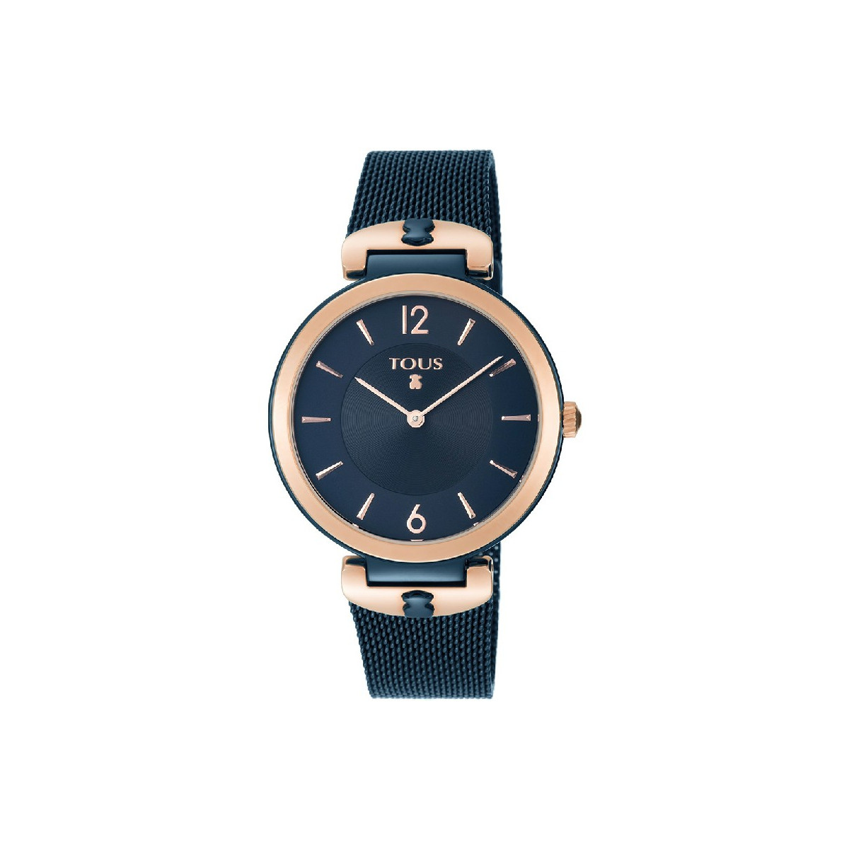 ROSE AND BLUE IP STEEL S-MESH TOUS WATCH - 800350835