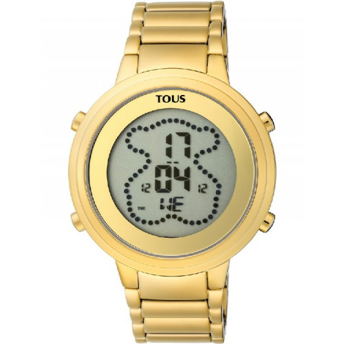 IP GOLD STEEL DIGIBEAR TOUS WATCH - 900350035