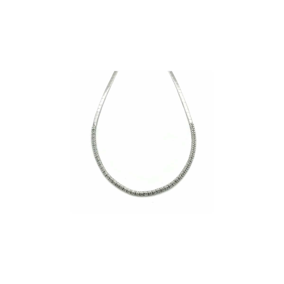 COLLAR LINEARGENT RIVIERE - 11648-C