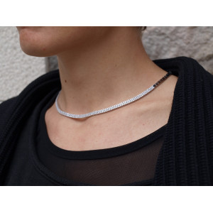 COLLAR LINEARGENT RIVIERE - 11648-C