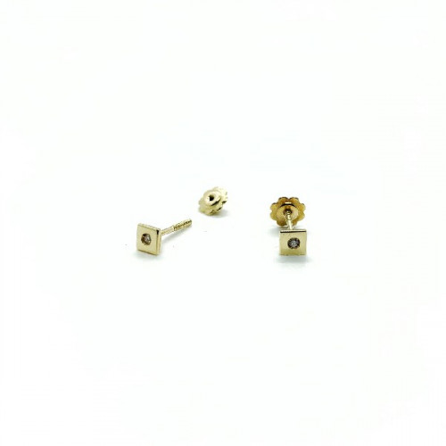 PENDIENTES NACIMIENTO CLIMENT 1890 CUADRADO - D-326R/BR