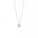 ROSE QUARTZ SUNFIELD NECKLACE - CL061194/15