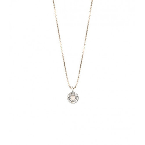 ROSE QUARTZ SUNFIELD NECKLACE - CL061194/15