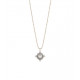 CHALCEDONY STAR SUNFIELD NECKLACE - CL061410/13