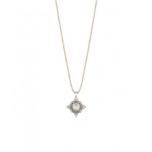 CHALCEDONY STAR SUNFIELD NECKLACE - CL061410/13