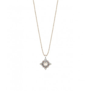 STAR CHALCEDONY SUNFIELD NECKLACE - CL061410/15