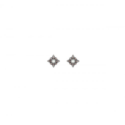 STAR CHALCEDONY SUNFIELD EARRINGS - PE061410/13