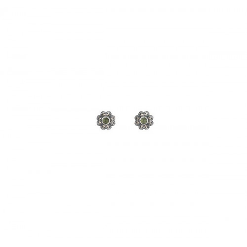 PENDIENTES SUNFIELD FLOR PERIDOTO - PE061411/20