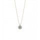 PERIDOT FLOWER SUNFIELD NECKLACE - CL061411/20