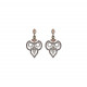 PENDIENTES SUNFIELD CITRINO PERIDOTO CUARZO ROSA - PE062052