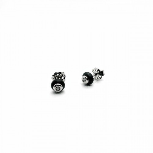 WHITE GOLD OROTECH EARRINGS - OK 5-24 SHW