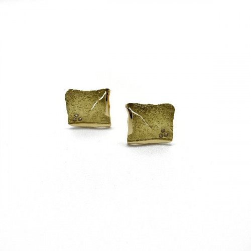 SQUARE SHEET CLIMENT 1890 EARRINGS - B-2455/BR