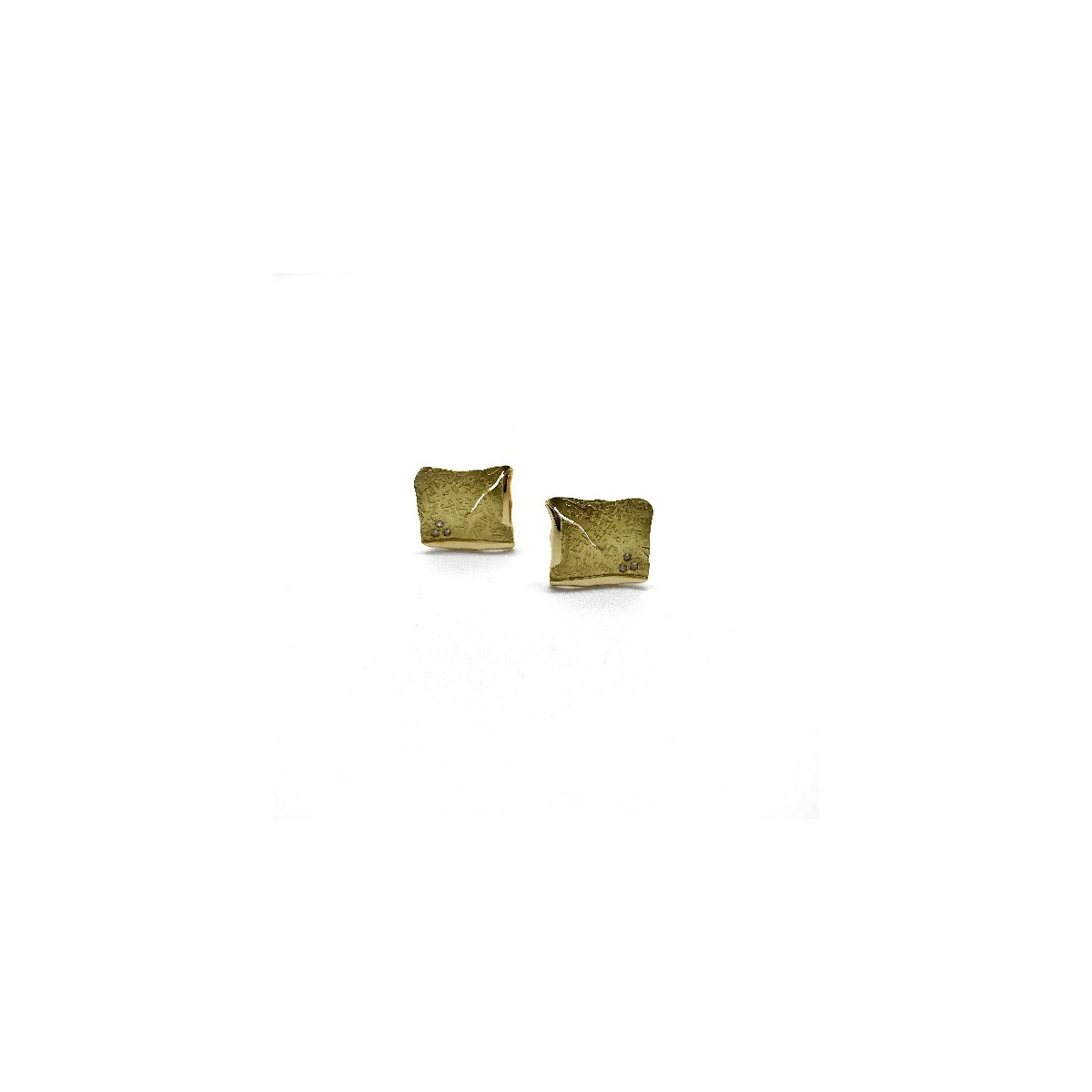 SQUARE SHEET CLIMENT 1890 EARRINGS - B-2455/BR