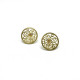 PENDIENTES CLIMENT 1890 HOJAS CÍRCULO - D-2508P3/BR