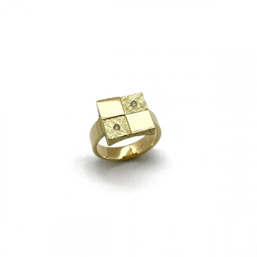 ANILLO CLIMENT 1890 CUADRADO - S-2462G/BR