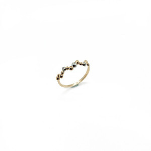 ANILLO SANDRA BICOLOR BOLAS - BR2089S