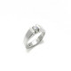 ANILLO CLIMENT 1890  SOLITARIO ORO BLANCO - S-2531/BR