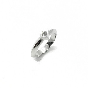 SOLITARY PRINCESS CLIMENT 1890 RING - S-2283/BR