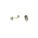 YELLOW GOLD CLIMENT 1890 ZIRCONS EARRINGS - D-2105R/ZR