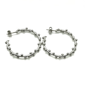 SILVER TOP SILVER EARRINGS - PE6206PCRI
