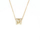 ROSE GOLD DIAMOND M NECKLACE - 4822MRP/001