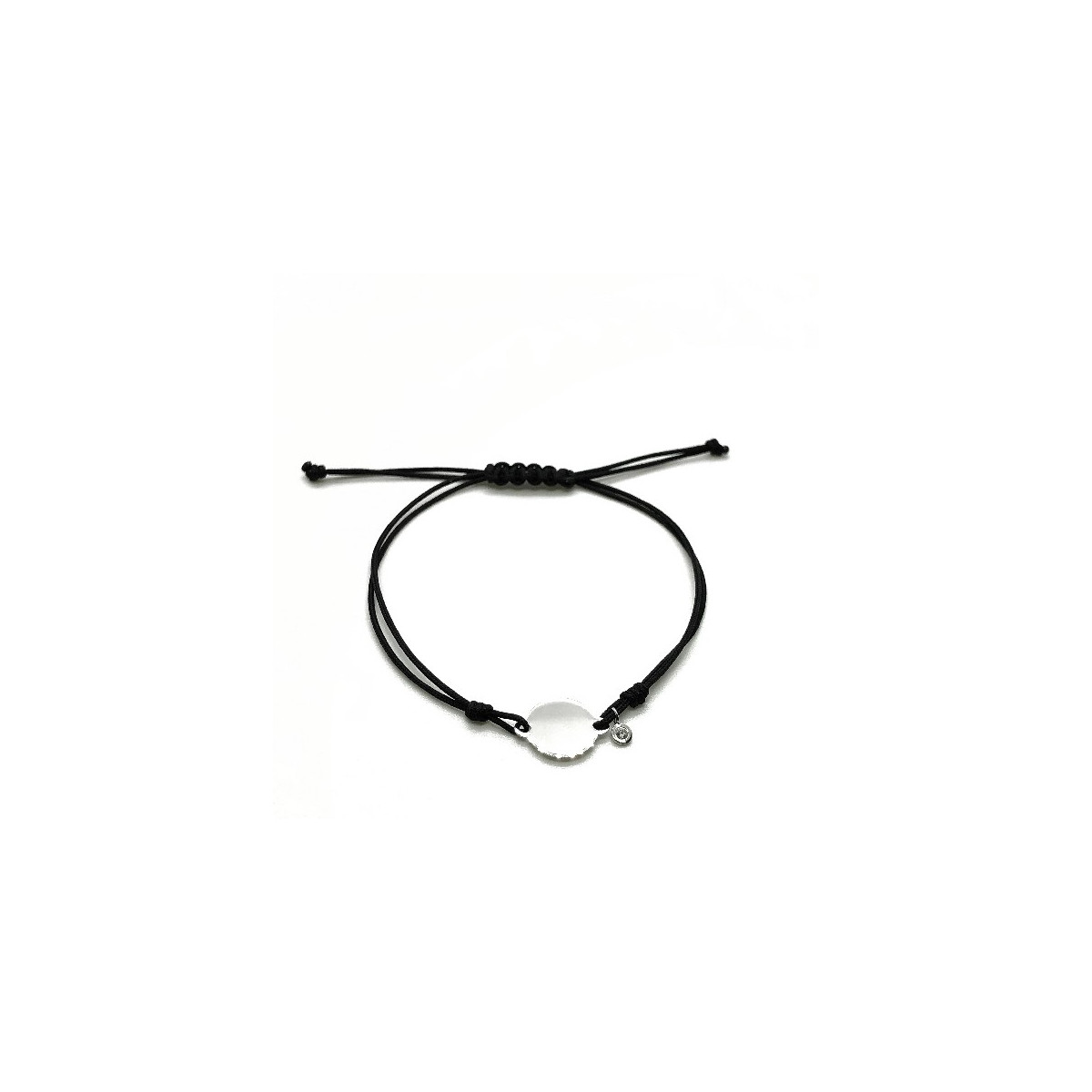 PULSERA EKAN ORO BLANCO DIAMANTE - 083695