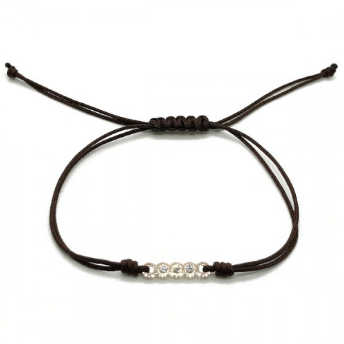 ROSE GOLD 3 DIAMONDS EKAN BRACELET - 087904