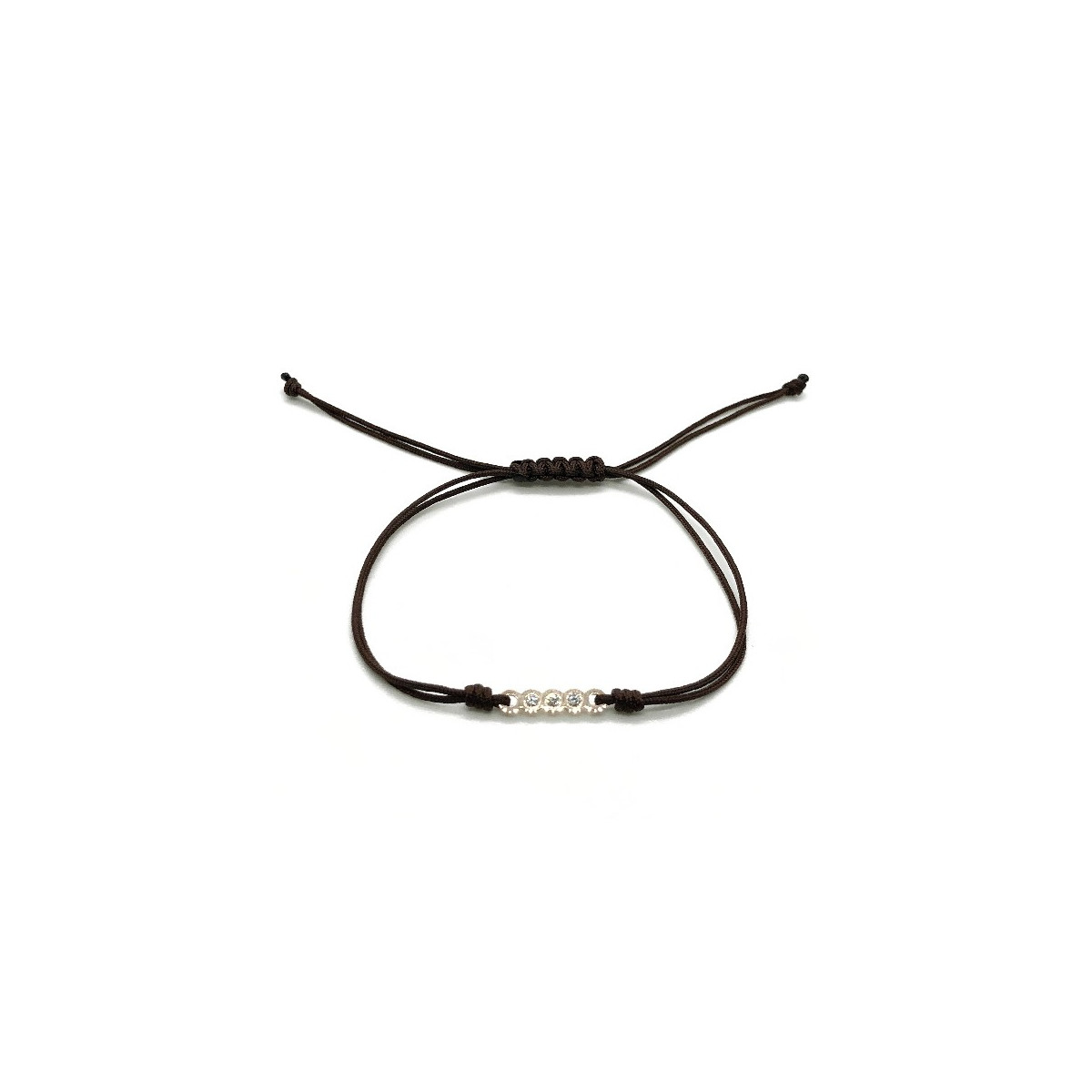 ROSE GOLD 3 DIAMONDS EKAN BRACELET - 087904
