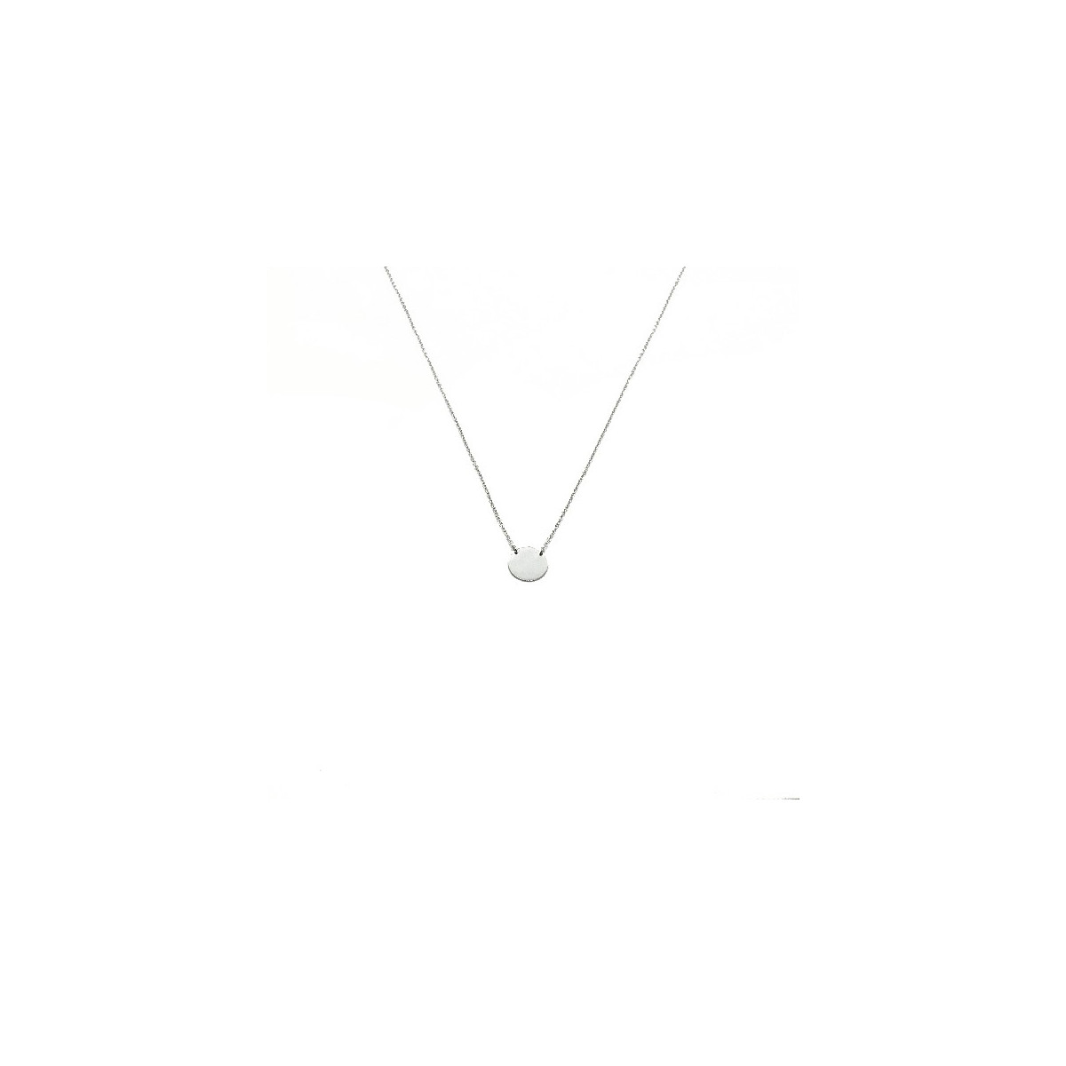 WHITE GOLD EKAN NECKLACE - 082255