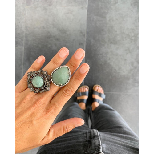 JADE SUNFIELD RING - AN063902