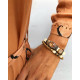 POLSERA PLATADEPALO BRONCE - CB41A T/19