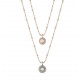 DOUBLE SUNFIELD NECKLACE - CL061265