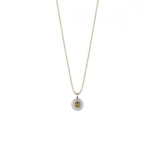 CITRINE SUNFIELD NECKLACE - CL061194/25