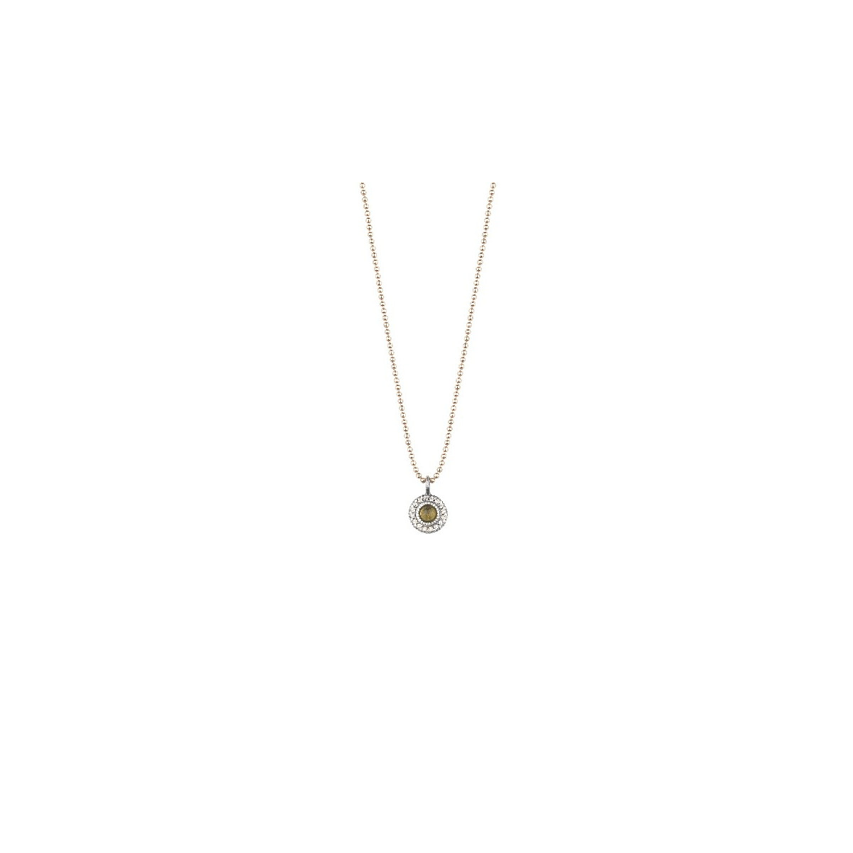 CITRINE SUNFIELD NECKLACE - CL061194/25