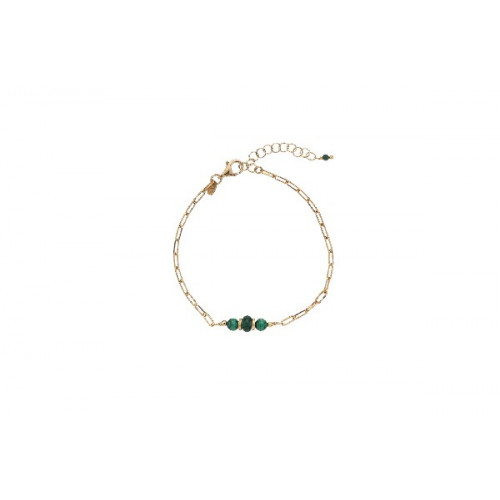 MALAQUITE ALISIA BRACELET - AL2328ORO