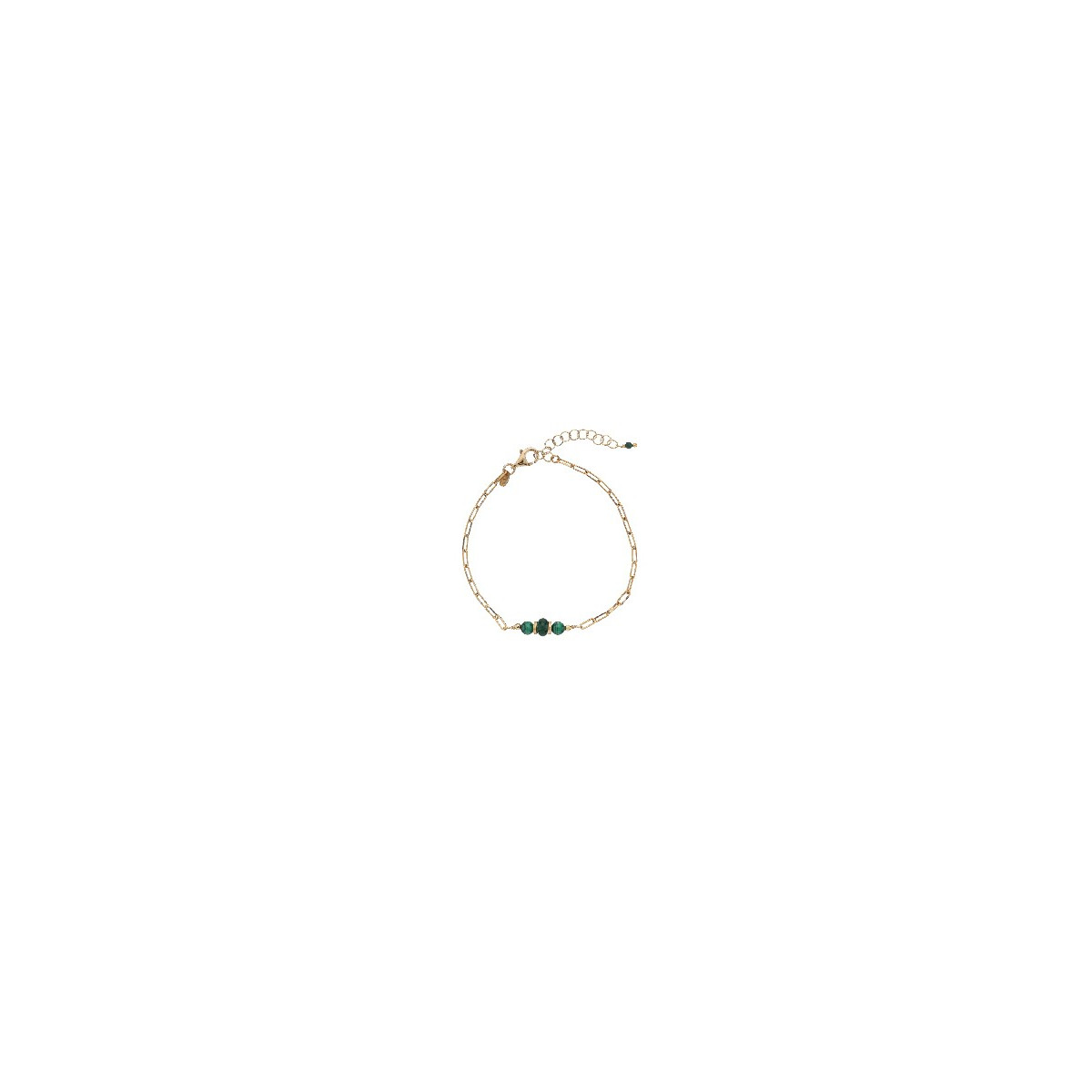 PULSERA ALISIA MALAQUITA - AL2328ORO