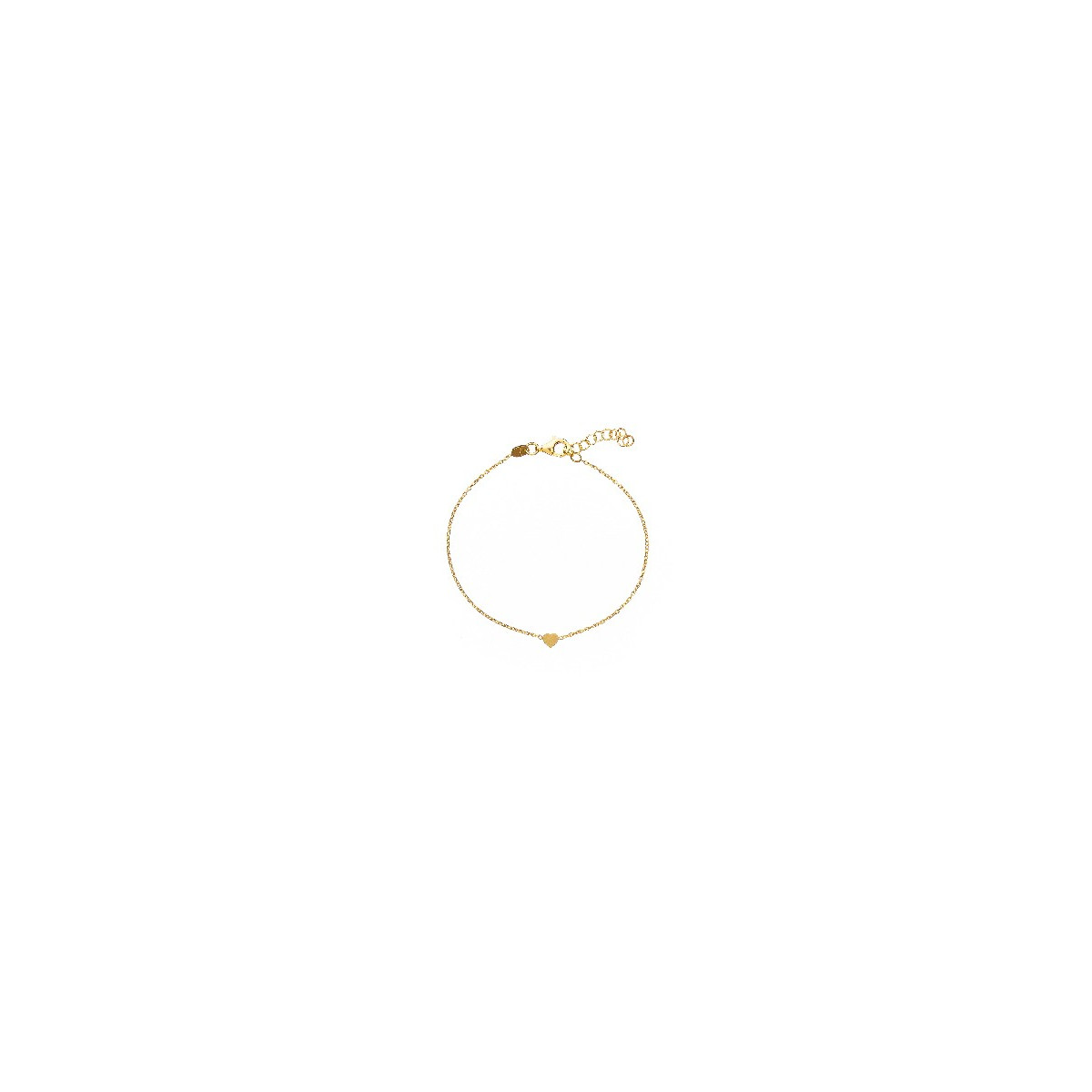 PULSERA ALISIA CORAZÓN - AL572ORO