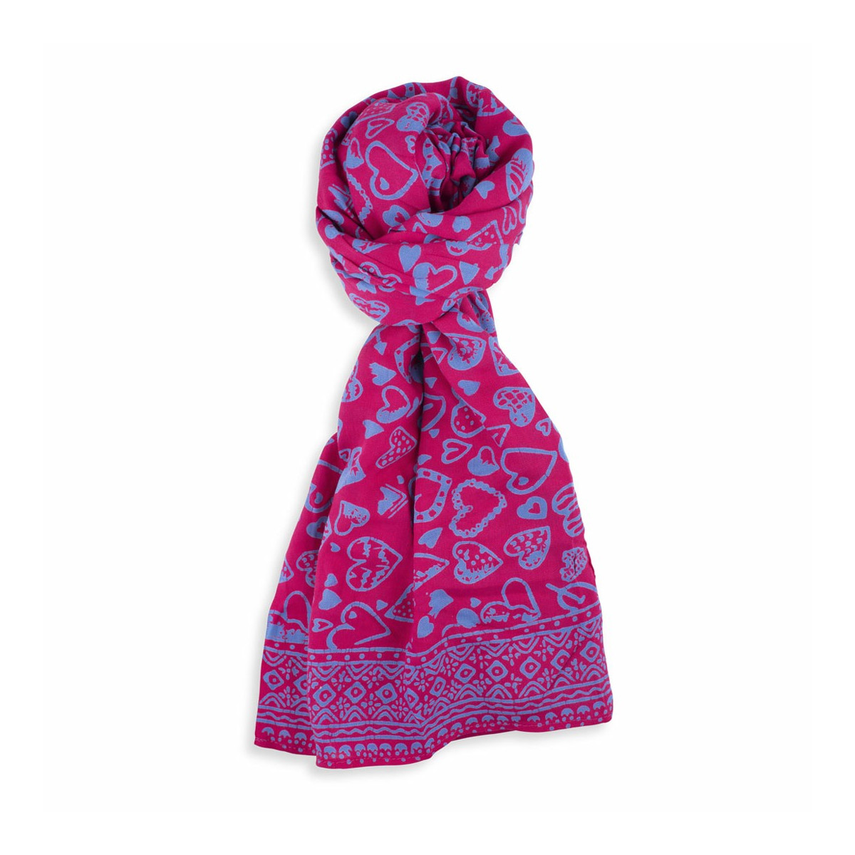 SARONG PLATADEPALO HEARTS - WS005P